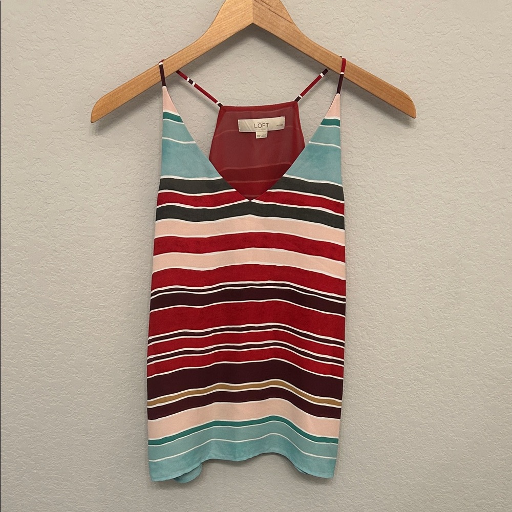 LOFT Women's Multicolor Striped Camisole
